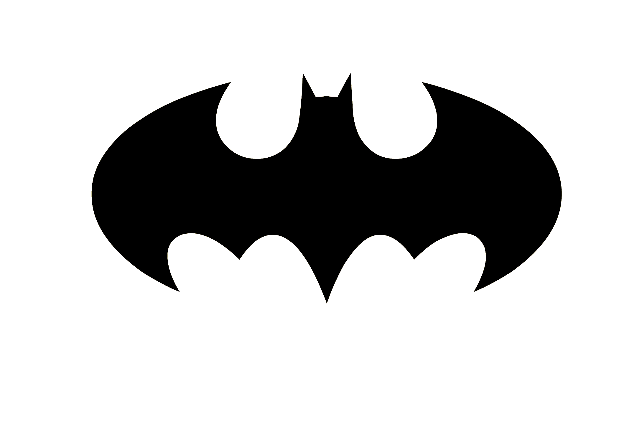 Bat signal stencil png download.
