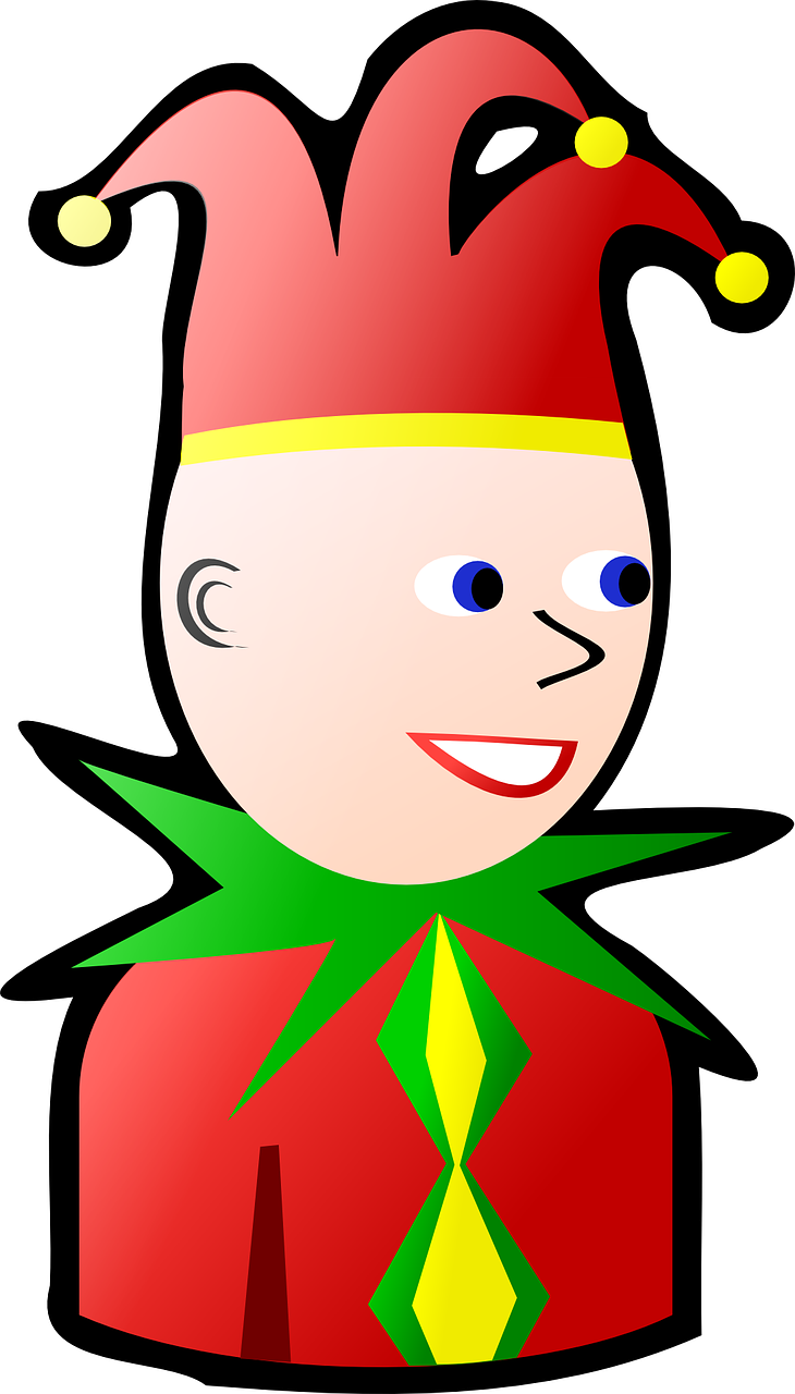 Joker clipart cap. Jester costume hat transparent