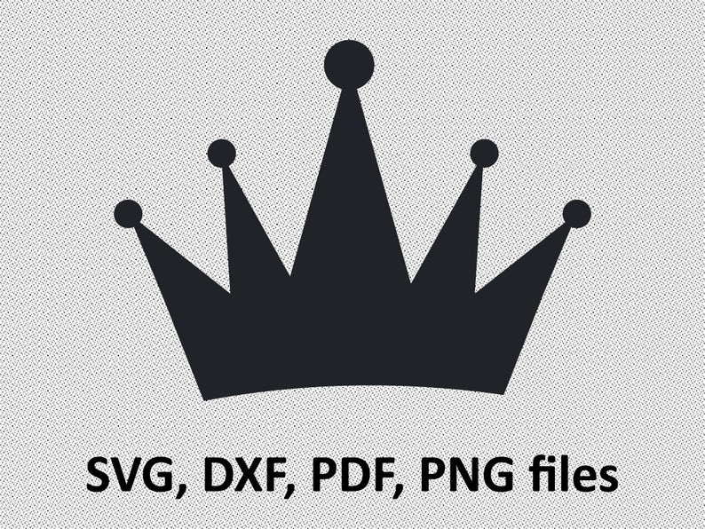 Svg cutting file silhouette. Joker clipart crown