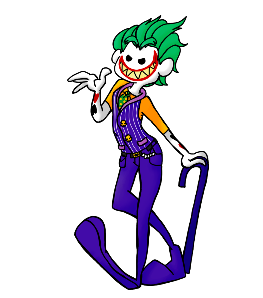 joker clipart evil