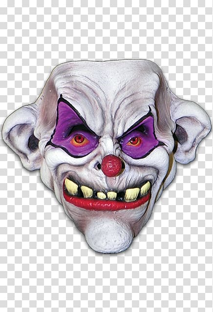 It mask clown costume. Joker clipart halloween