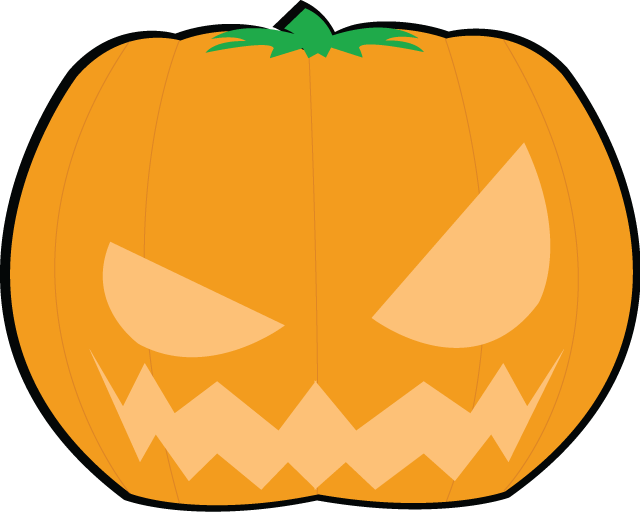 joker clipart pumpkin design