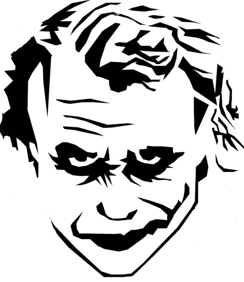joker clipart pumpkin design