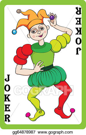 Stock illustration gg gograph. Joker clipart real