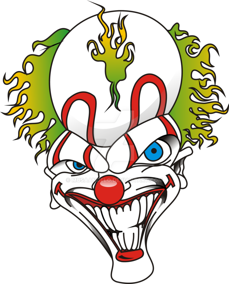 Clown by musaangelo on. Joker clipart red nose