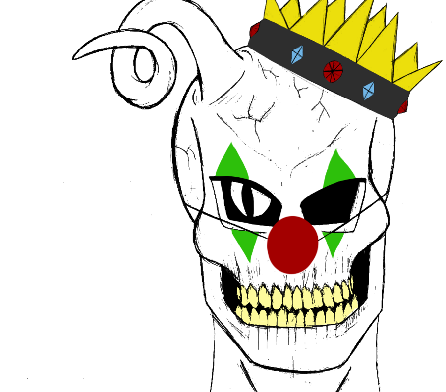 joker clipart skull