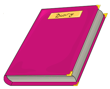 journal clipart dairy book