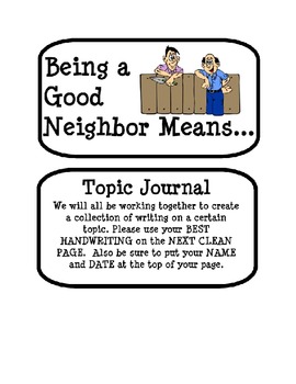 Journal clipart topic. Covers 