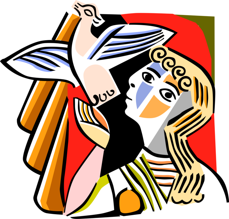 Joy clipart elated. Picasso inspired dove released