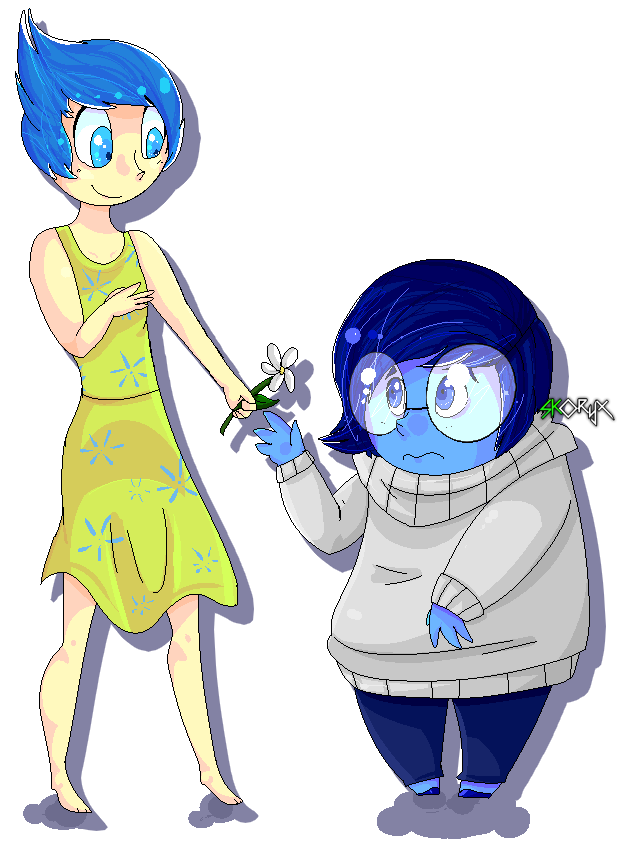 Joy clipart happy together. And sadness by skoryx