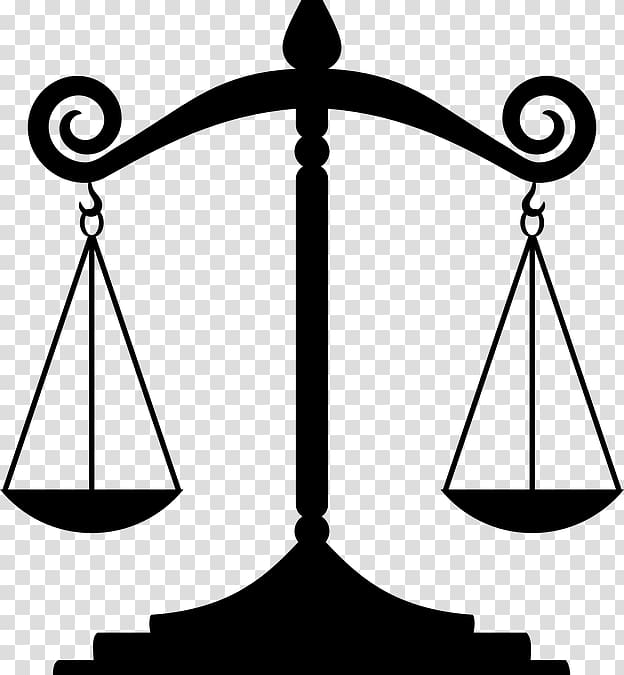 Lawyer measuring scales transparent. Judge clipart defense attorney