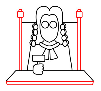 judge clipart drawing
