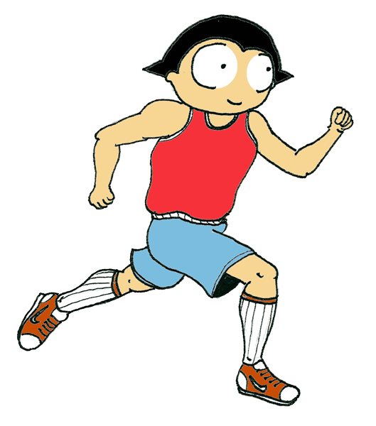  collection of running. Pe clipart animated