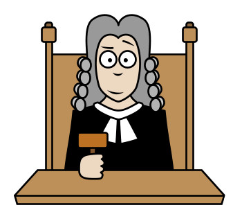 judge clipart podium