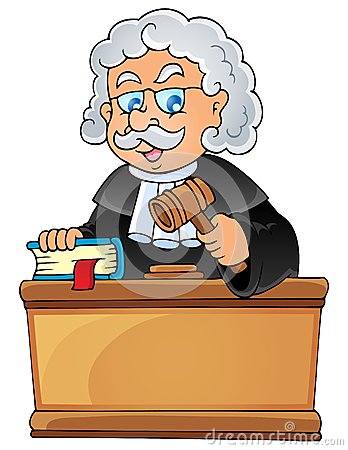 judge clipart tribunal