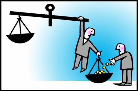 Rebalancing justice scales new. Judge clipart unfair