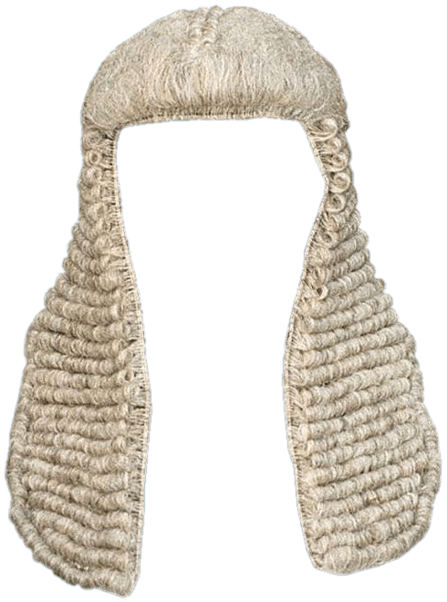 judge clipart wig