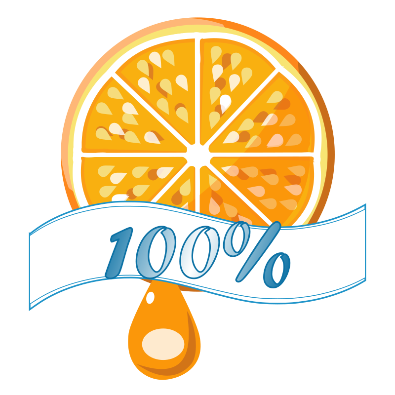 juice clipart 100%