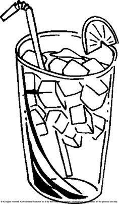 juice clipart cold object