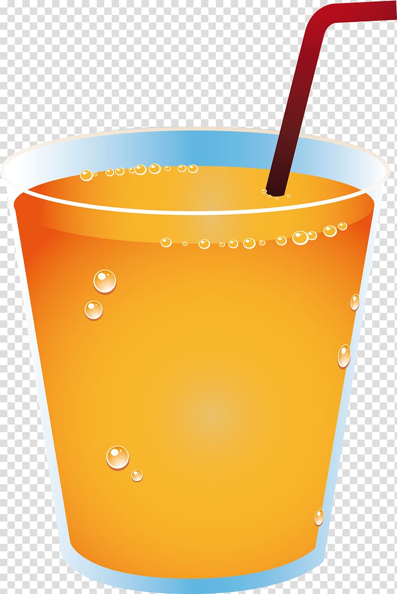 Orange drink soft cup. Juice clipart colddrink