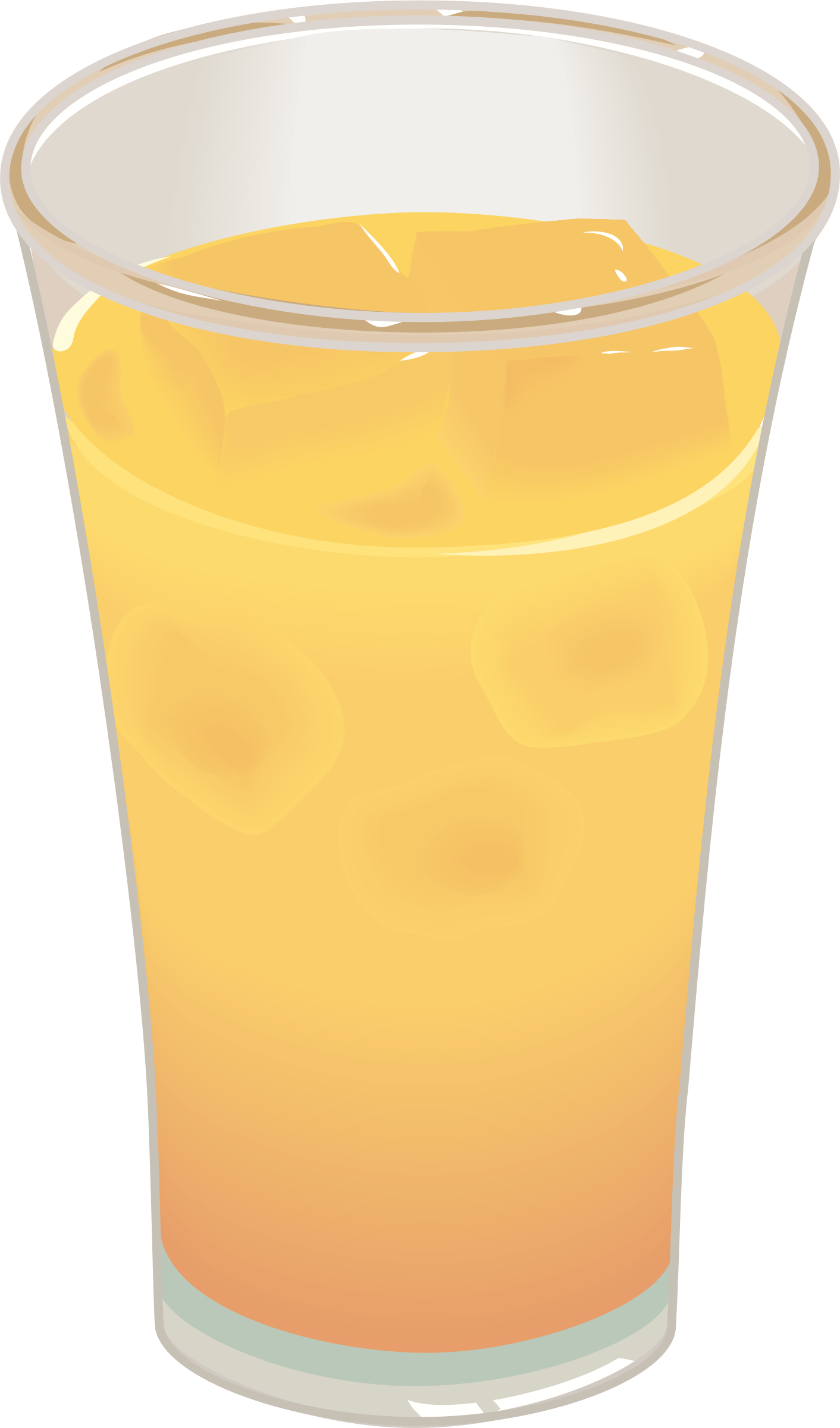 Glass of orange big. Juice clipart coldrink