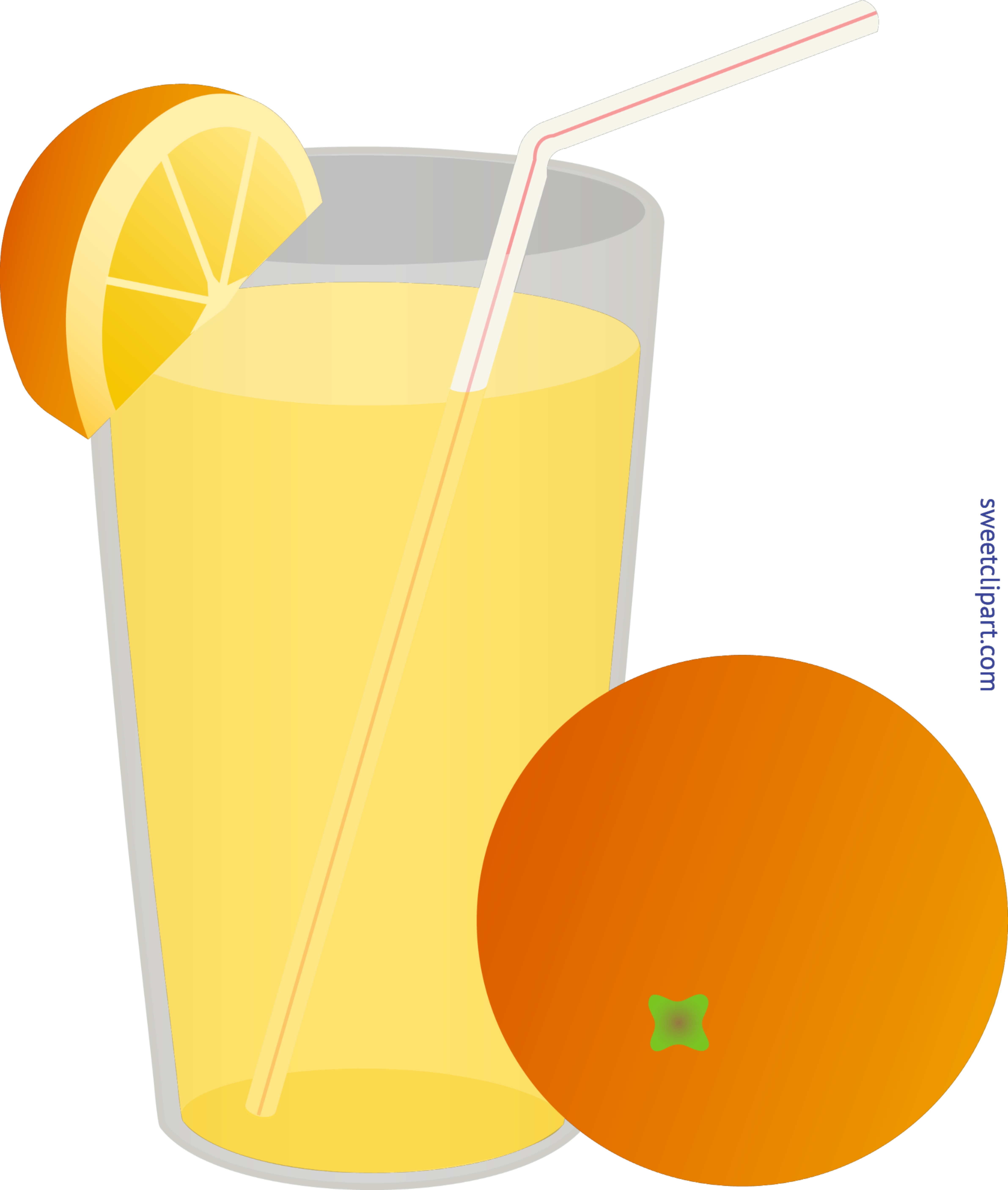 orange clipart juices