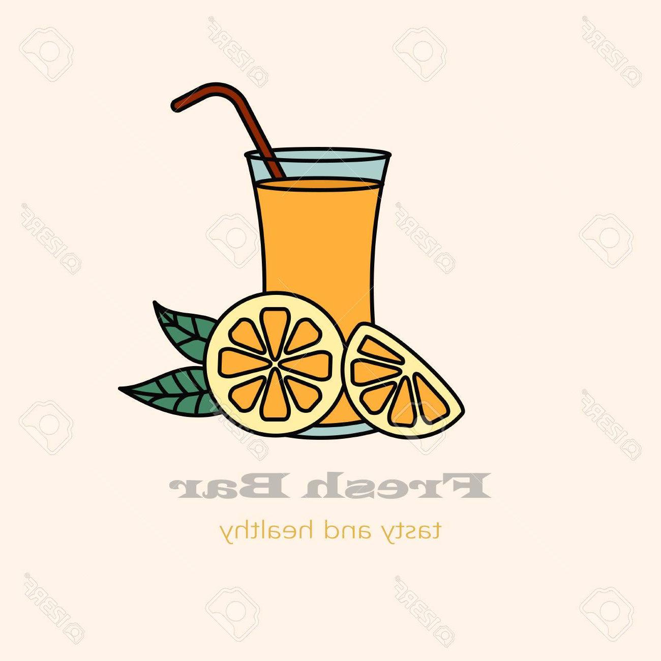 juice clipart glass drawing