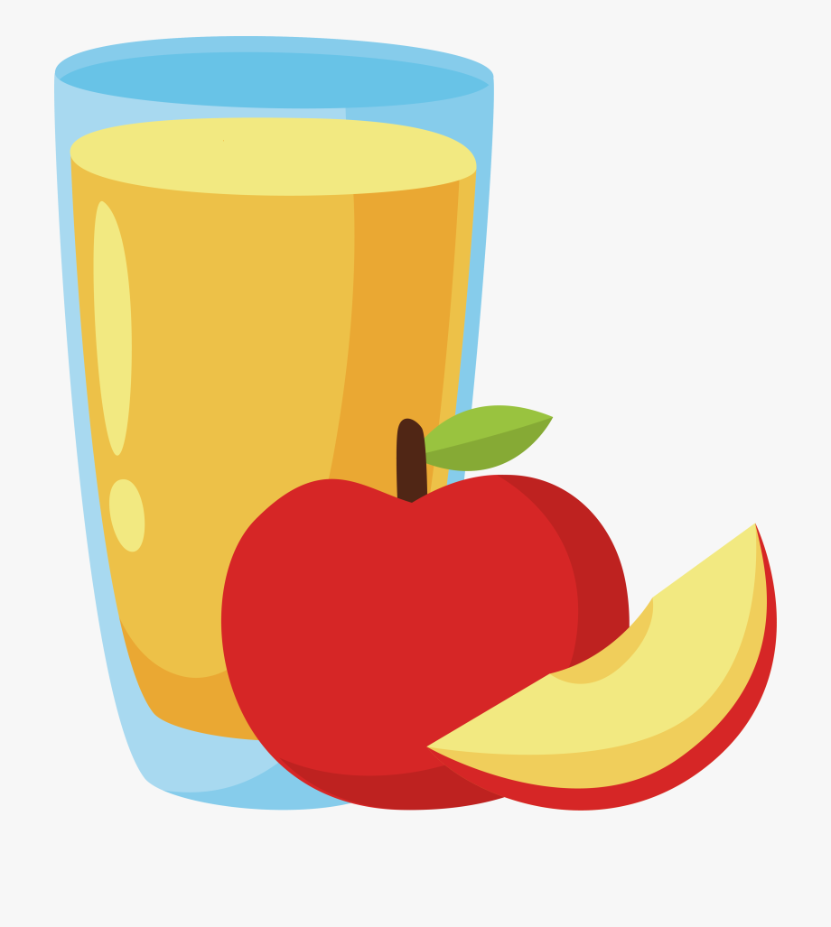 Apple clip art transparent. Juice clipart natural