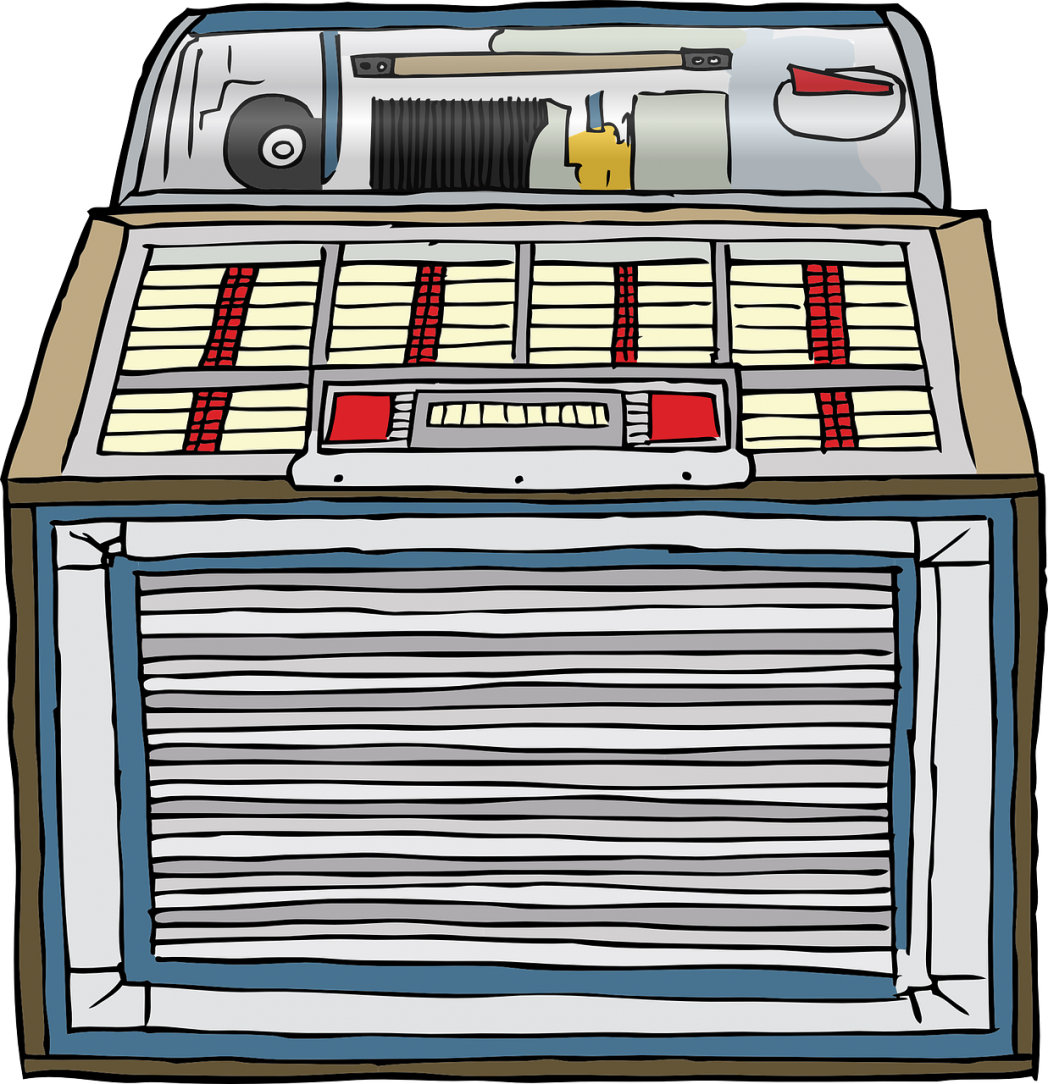 jukebox clipart old fashioned