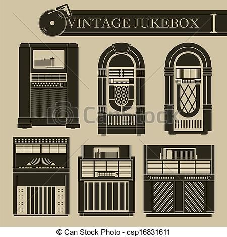 jukebox clipart old school