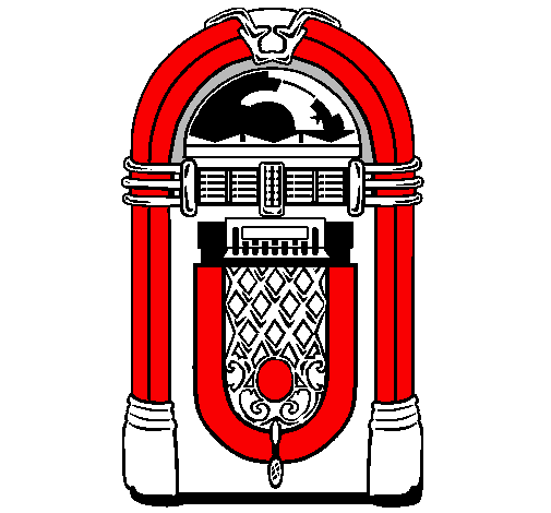 jukebox clipart red