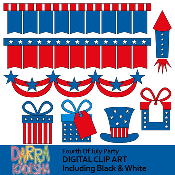 July clipart party. Usa independence day clip