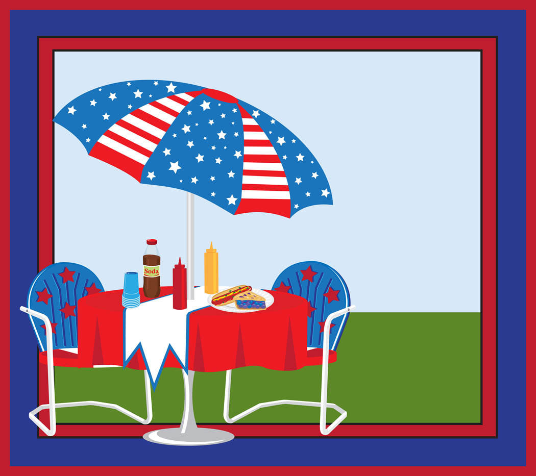 picnic clipart fourth july