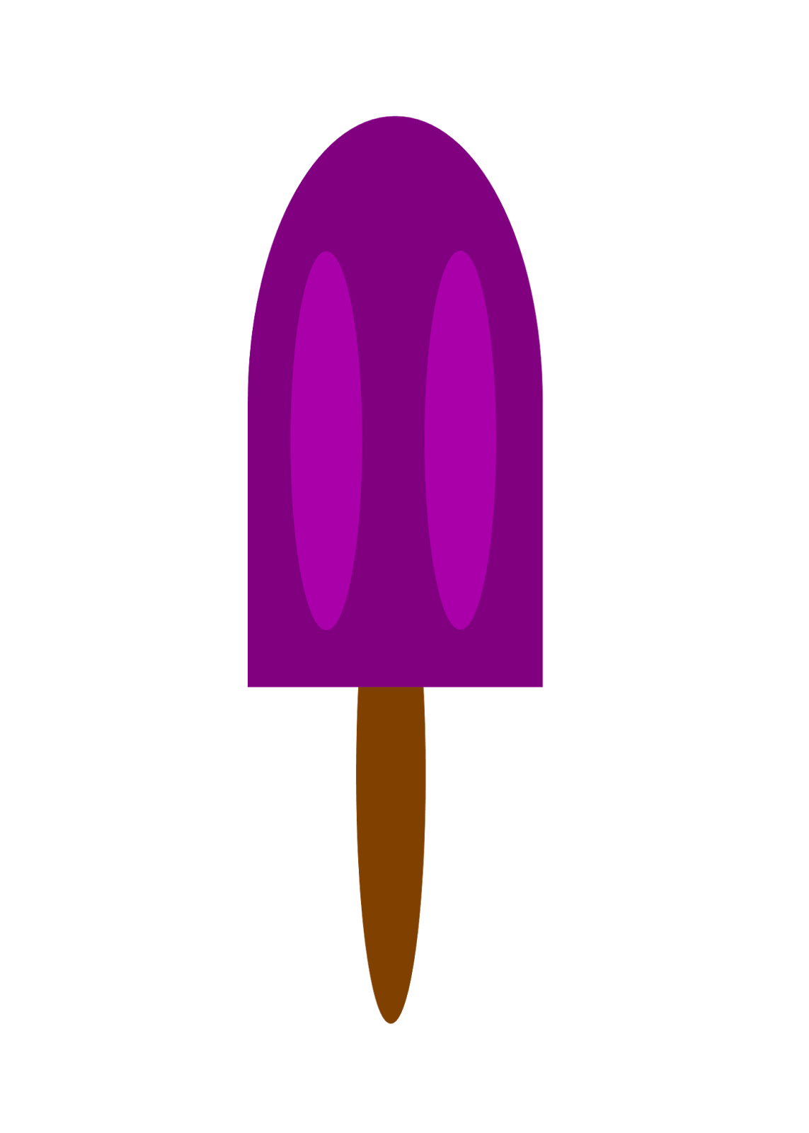 purple clipart popsicle