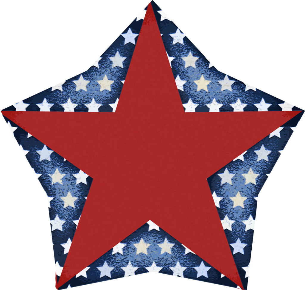 july clipart star