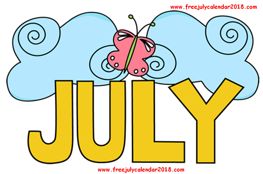 july clipart welcome