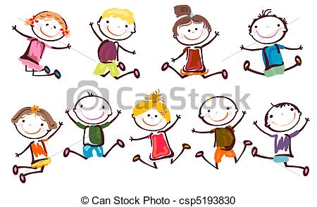 Jumping clipart 1 kid. Kids station 