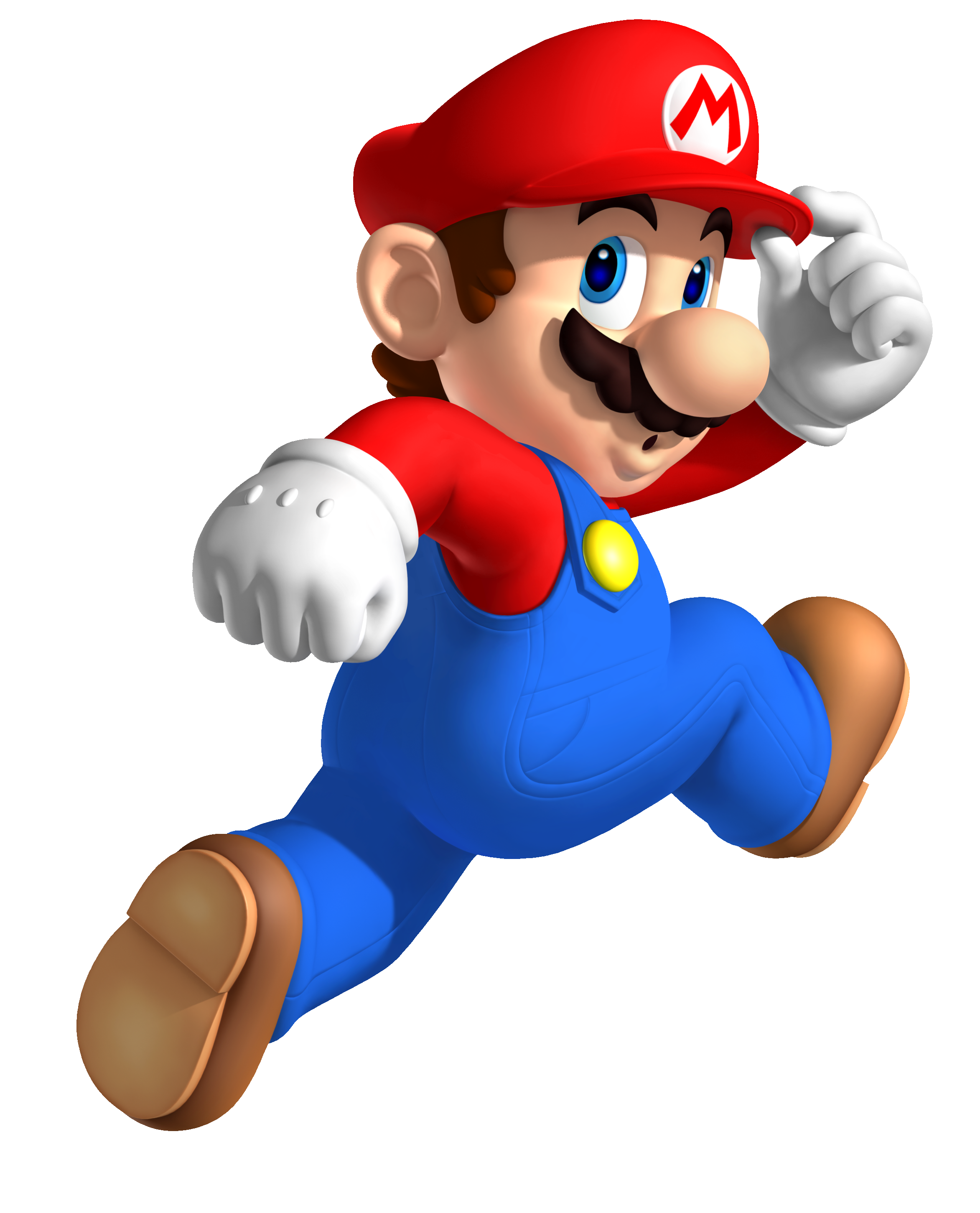 Jumping clipart cartoon character. Mario characters at getdrawings