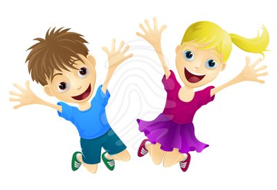 Children jumping clip art. Jump clipart excited child