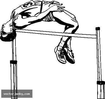 Jump clipart high jump. Free download clip art