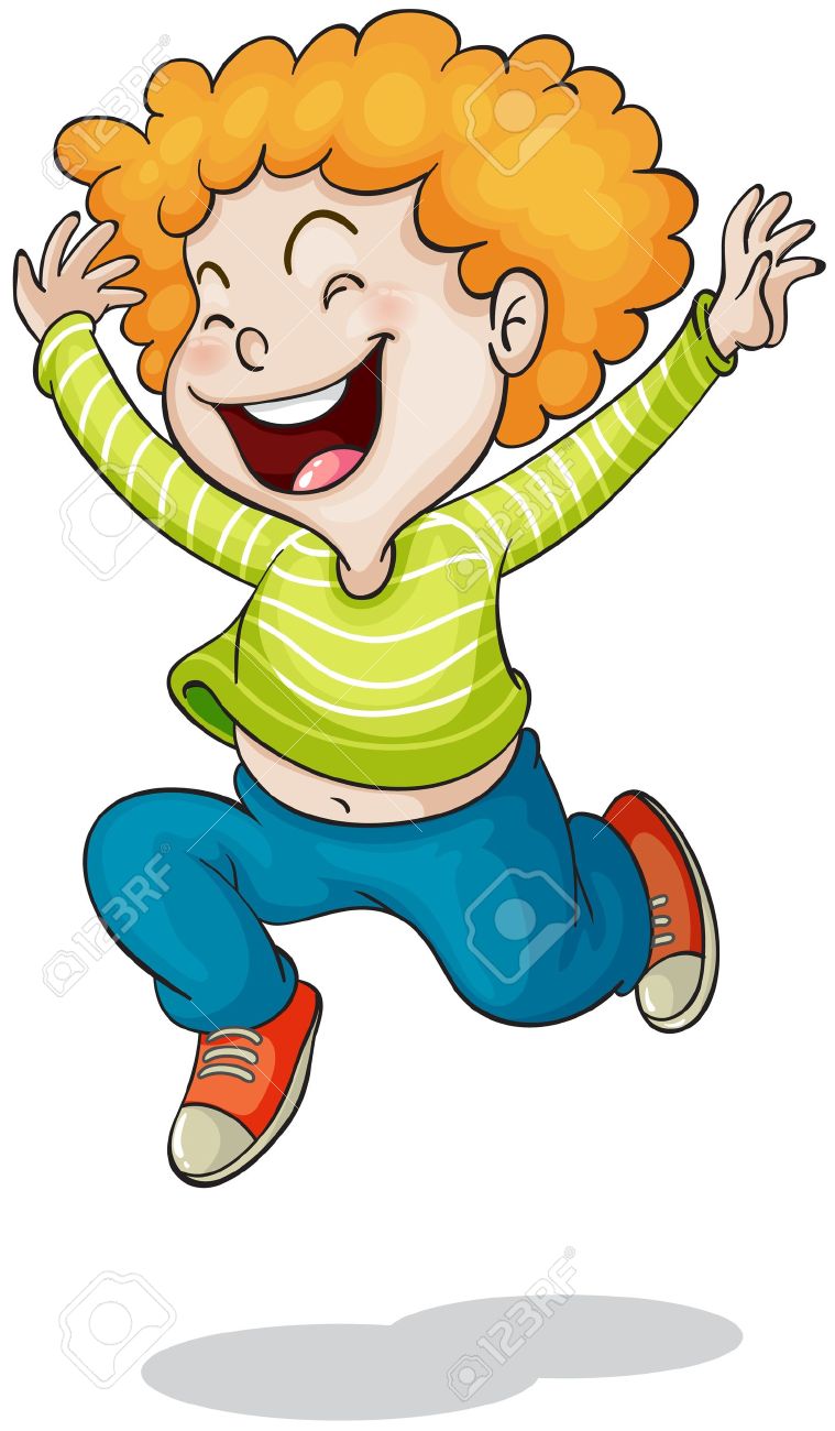 Happy person free download. Jumping clipart child jump