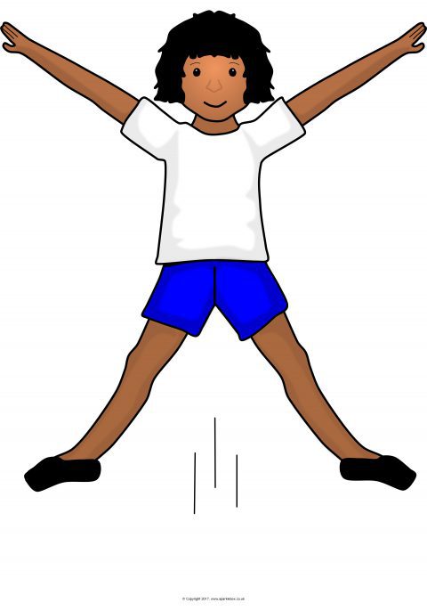 . Jumping clipart star jump