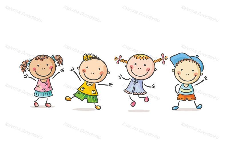 jumping clipart happy