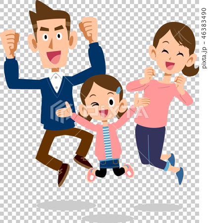 jumping clipart one child