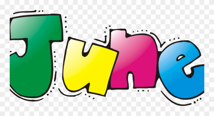 Calendar word png download. Preschool clipart june