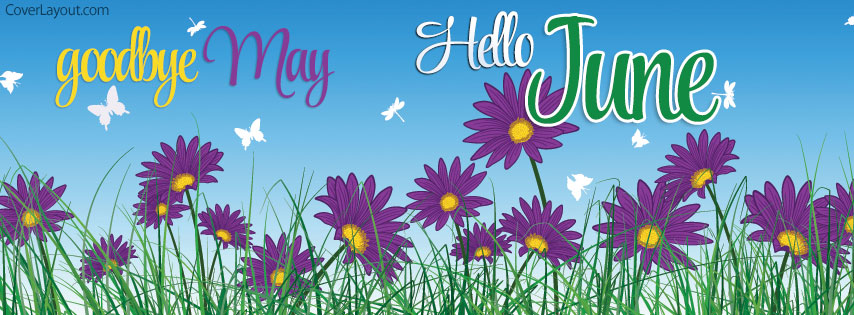 june clipart goodbye may