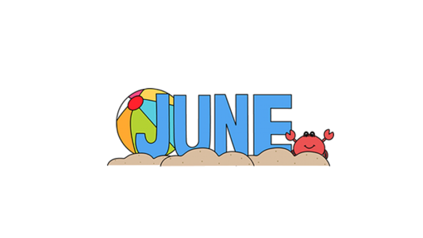 June clipart logo. Month of transparent png