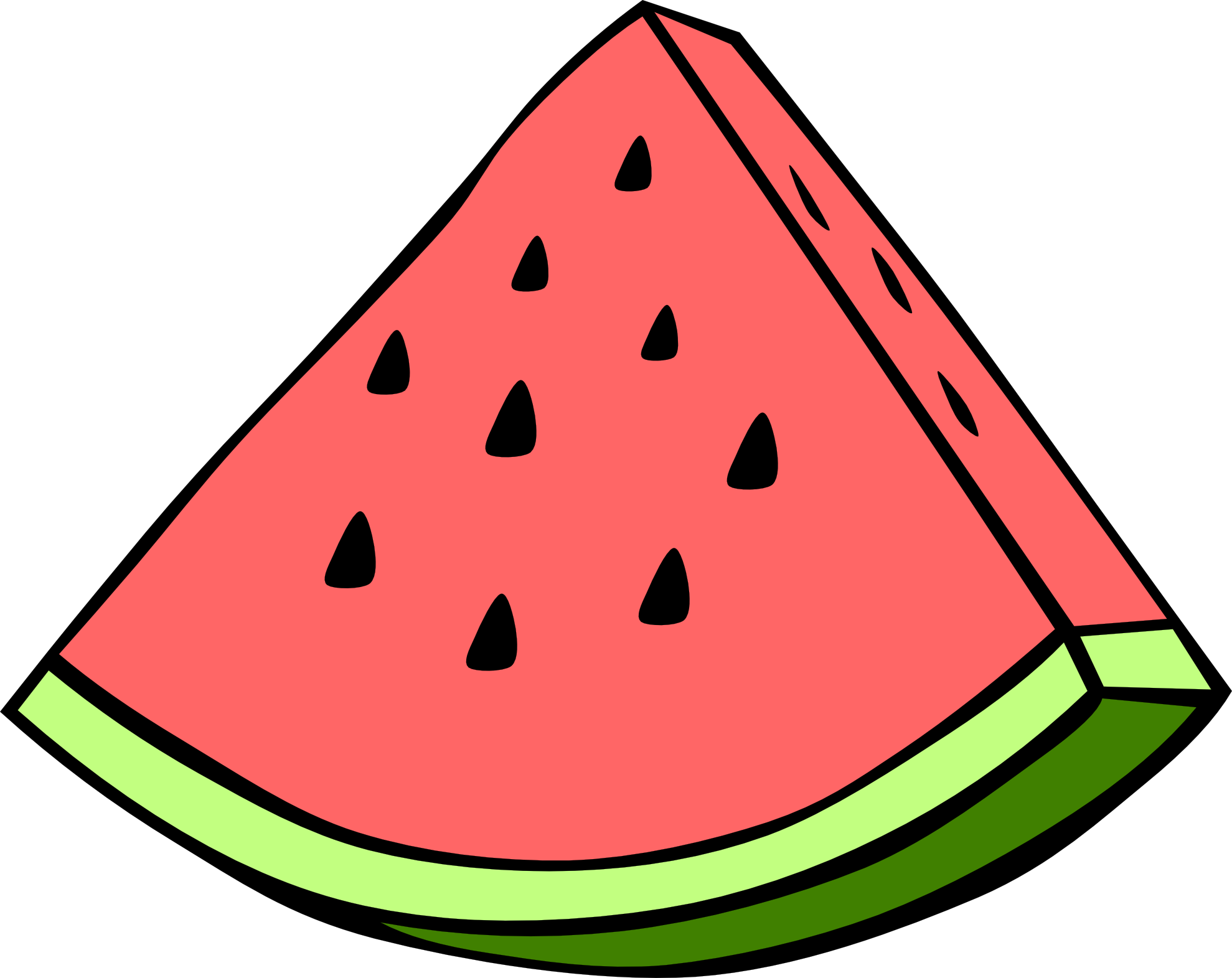 Kawaii fruit cute freetoedit. June clipart watermelon