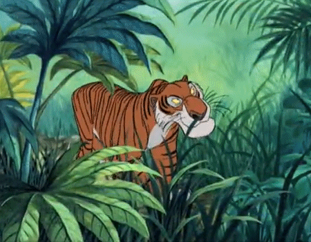 Gif the book animated. Jungle clipart animation