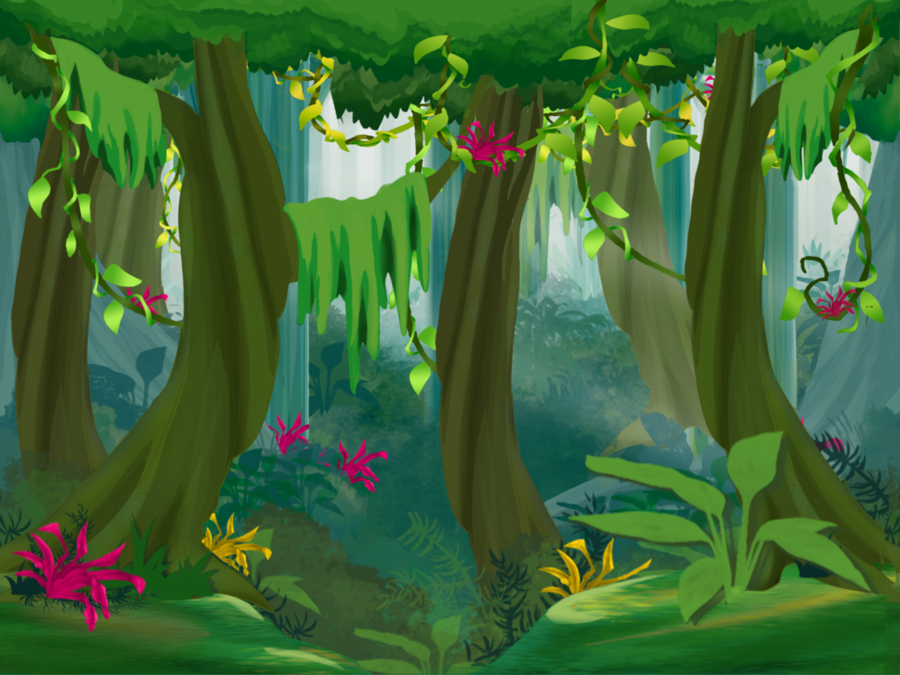 jungle clipart back ground